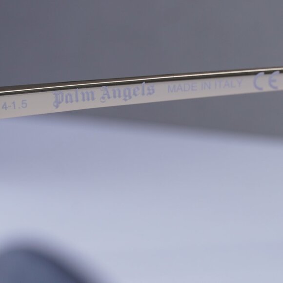 Palm Angels PERI10H CRYSTAL 7607 Oval Sunglasses - Gold/Dark Grey - Picture 7 of 10